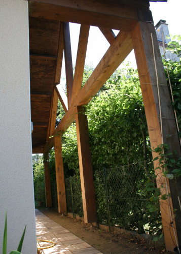 extension préau carport sarthe le mans